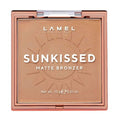 LAMEL Sunkissed Matte Bronzer Face Powder - Long-Lasting, Non-Greasy Organic Formula - Natural Tan - 0.35oz