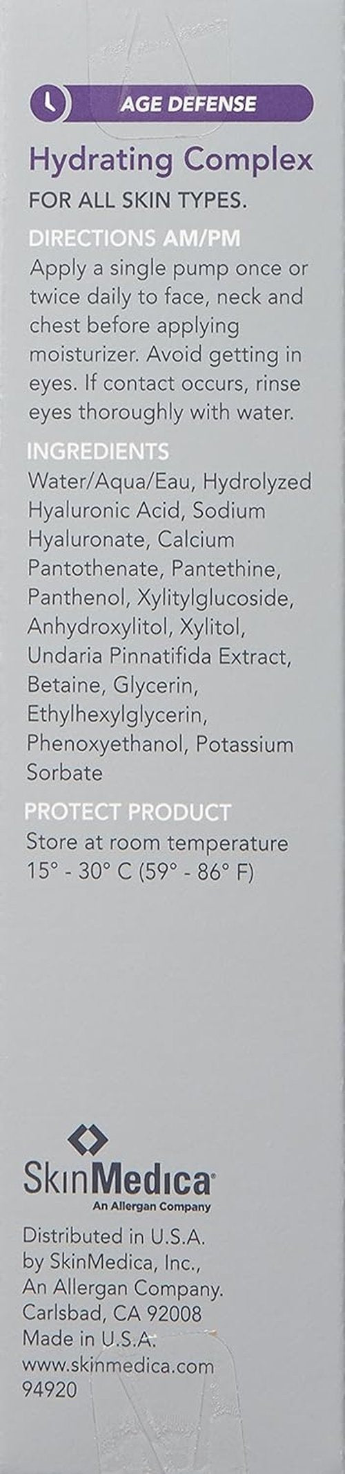 SkinMedica Hydrating Complex - Intense Moisture for Radiant Skin | 1 Fl Oz