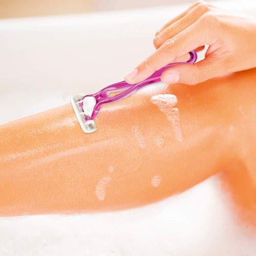 Bic Bic Simply Soleil Click Women Triple Bladed Disposable Razors, 1 Handle 6 Cartridges 1 Ea