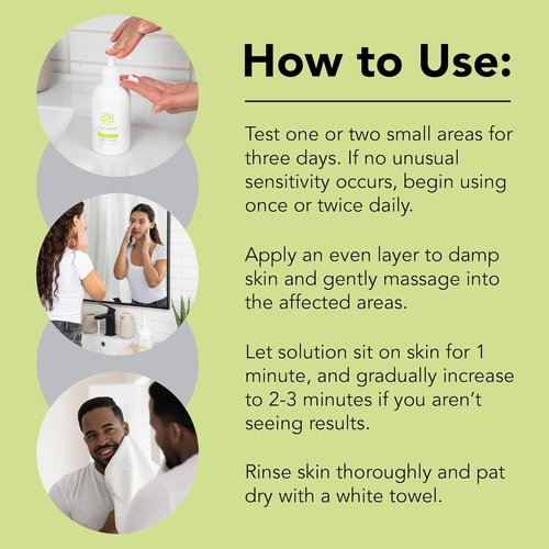 Humane Benzoyl Peroxide Face Wash - 5% Acne Treatment for Skin, Back & Body - 8 Fl Oz - Dermatologist-Tested, Non-Foaming Cleanser