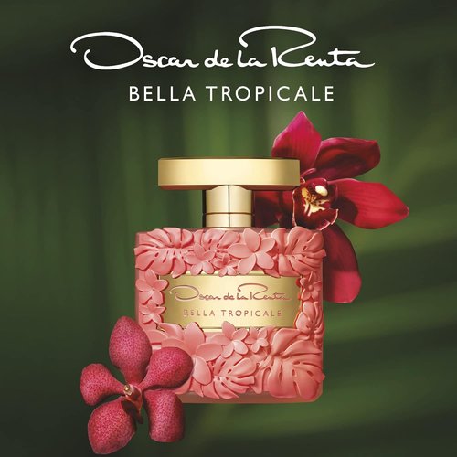 Oscar de la Renta Bella Tropicale Eau de Parfum - Exotic Floral Fragrance for Women | 3.4 oz