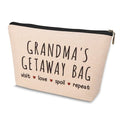 HDYHDY New Grandma Gifts Makeup Bag, Grandma Birthday Gifts for Nana Mimi Gigi Granny Grandmother, Best Promoted to Grandma Gift First Time 2026, Grandmas to Be Gift, Christmas Travel Cosmetic Bag
