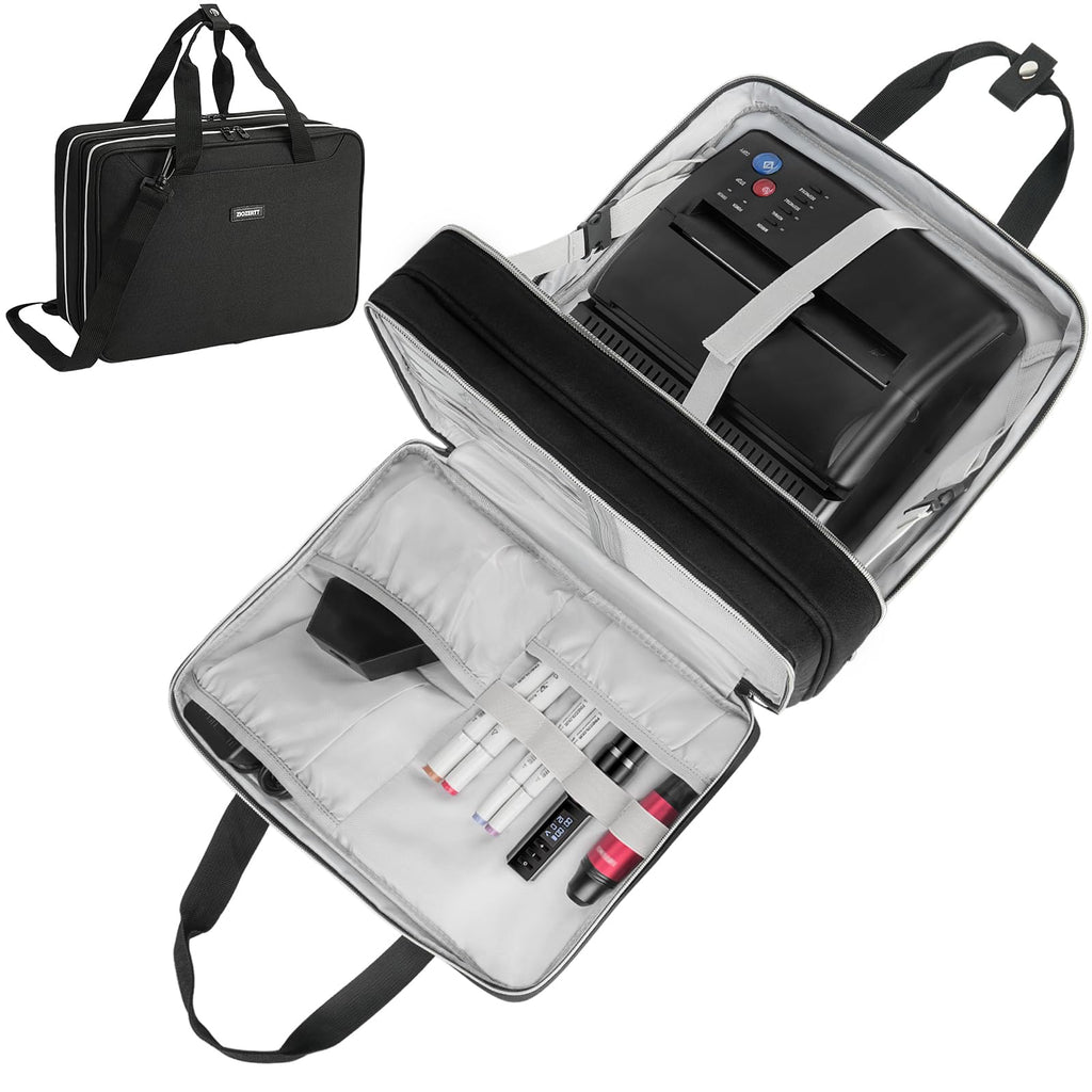 ZIOZERTT Tattoo Travel Case for Equipment and Supplies,Black,Bag Only