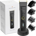 Brio Beardscape V2 Beard Trimmer - Cordless Professional Hair Trimmer with Low Friction Blade | 4-Hour Battery Life, Ideal for Beard & Body (Black)