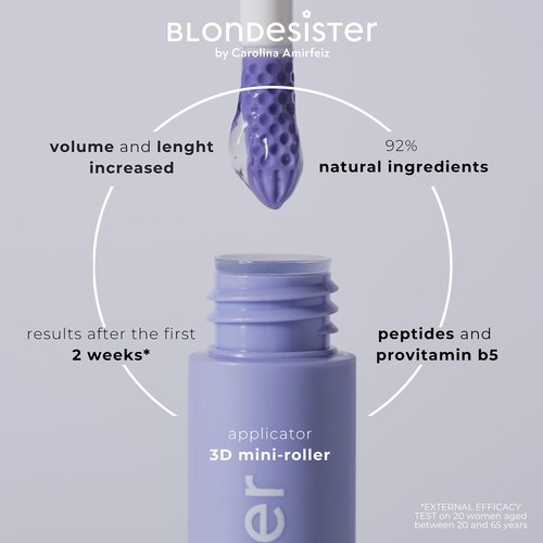 Blondesister 2 in 1 Eyes First Eyelash and Eyebrow Serum - 0.084 oz