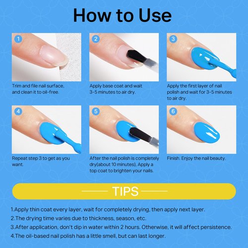 MIZHSE Quick Dry Nail Polish Set, 24 Colors Regular Nail Polish Non Gel, Air Dry Fast Neon Trendy Glitter Bulk Nail Lacquer Oil-based Long Lasting Fingernail Toe Home DIY Gift for Women