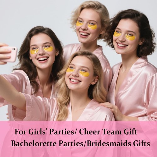 Miniling 30 Pairs Eye Masks & Lip Masks, Under Eye Patches for Dark Circles, Lip Mask Skincare, Galentines Gifts, Bridesmaid Gifts, Bulk Gifts, Bachelorette Party Accessories