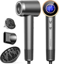 Skiennix Dual Voltage Travel Hair Dryer - High-Speed Ionic Blow Dryer with Diffuser | Lightweight & Fast Drying