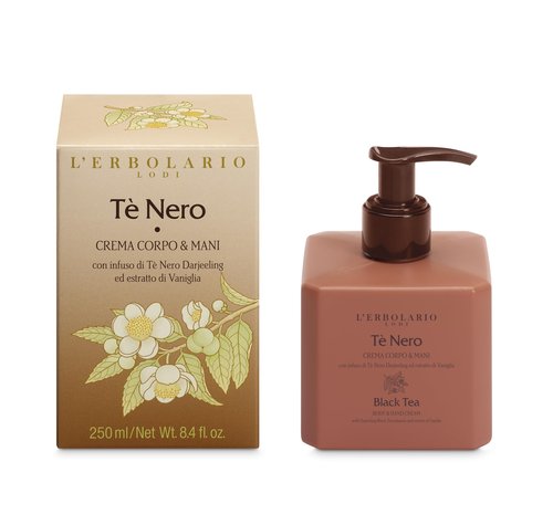 Body And Hand Cream - Black Tea by LErbolario for Unisex - 8.4 oz Cream