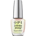 OPI Infinite Shine MarshmelloOo So Sweet | Semi-Sheer Soft White with Pink & Green Shimmer Long Wear Nail Polish | Good Enough to Treat Collection | Holiday 2025
