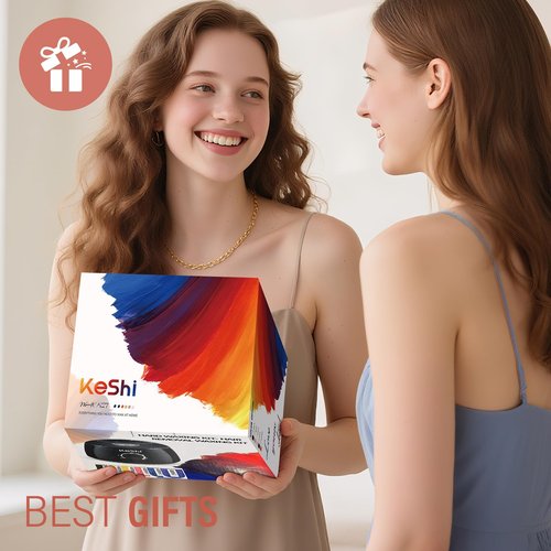 KeShi Waxing Kit, Painless Hair Removal Wax Warmer with 6 Bags Hard WaxBeans for Full Body, Legs, Face, Eyebrows & Bikini— Ideal for Both Women & Men(Blush)