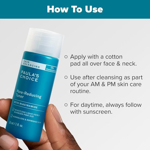 Paula's Choice SKIN PERFECTING 2% BHA Liquid Exfoliant - Salicylic Acid Facial Exfoliator & Pore Toner Set | Travel Size 1oz