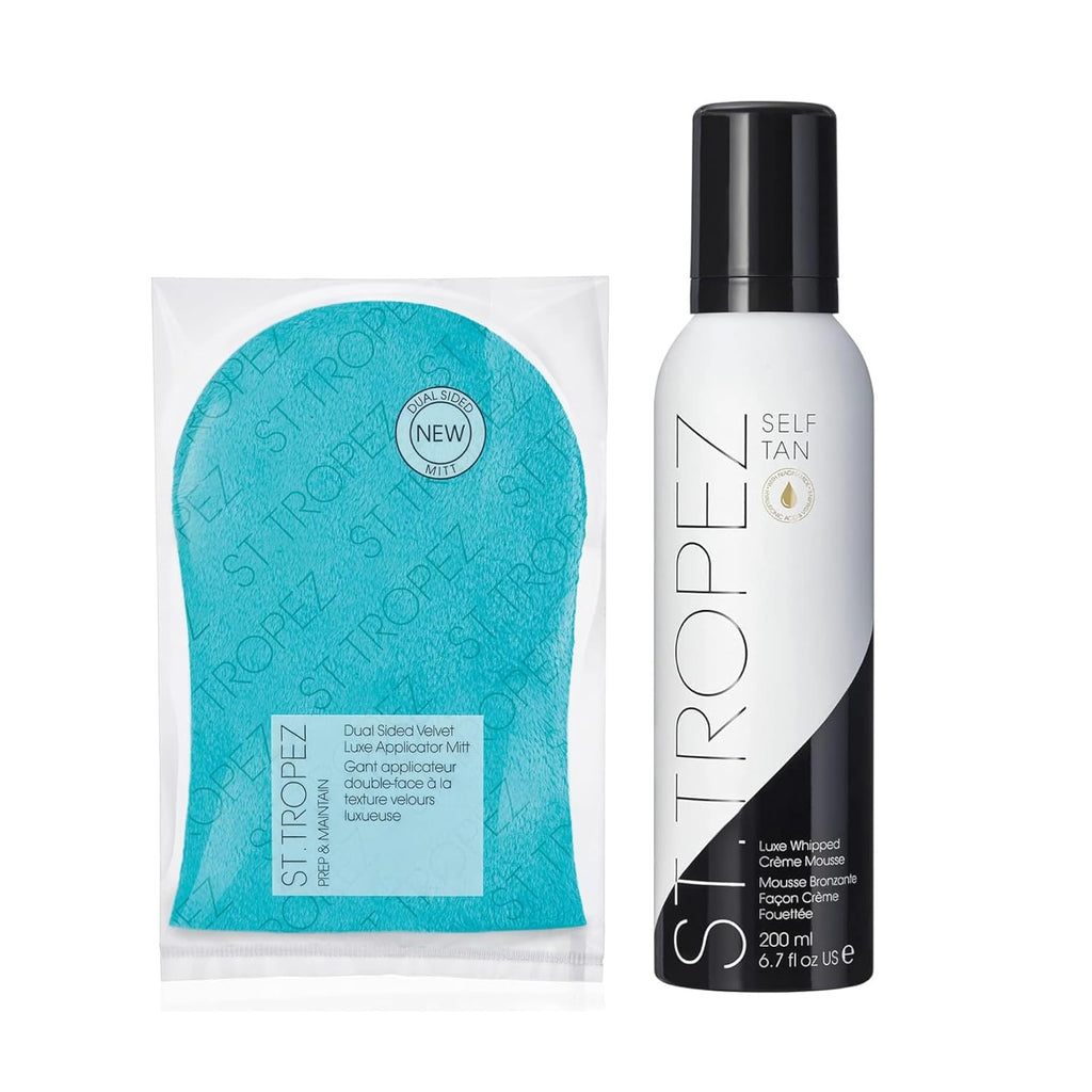 St. Tropez Luxe Whipped Crème Mousse - 5-in-1 Self Tan with Niacinamide & Hyaluronic Acid | 6.7 Fl Oz