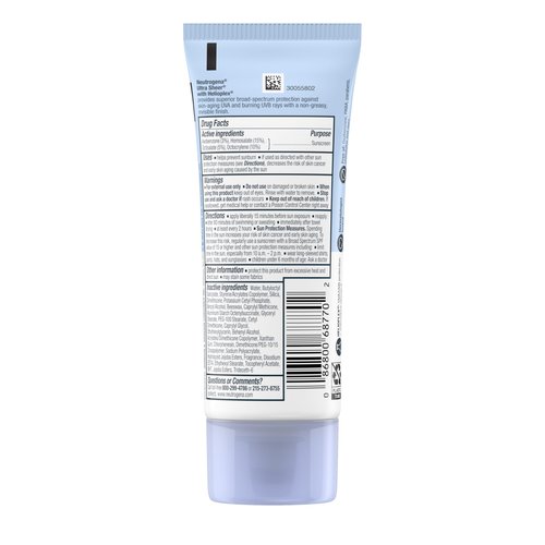 Neutrogena Ultra Sheer Dry-Touch Sunscreen For Face & Body, SPF 70 Broad Spectrum UVA/UVB Protection, Lightweight Water Resistant & Non-Greasy, Travel Size Sunscreen, 3 fl. oz (Pack of 3)