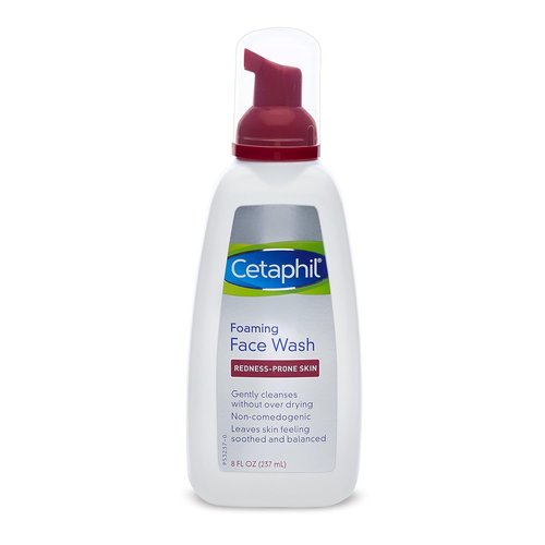 Cetaphil Redness Control Foaming Face Wash - Soothing Formula for Sensitive Skin | 8 Fl Oz