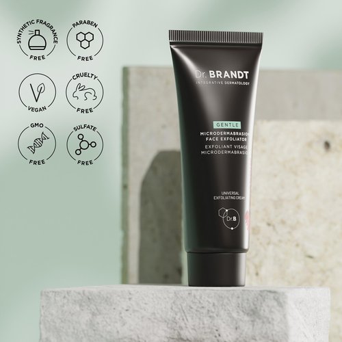 Dr. Brandt Microdermabrasion Face Exfoliator - Reduces Dull Skin, Uneven Texture, Fine Lines, Acne Scars & Wrinkles - 2.0 oz