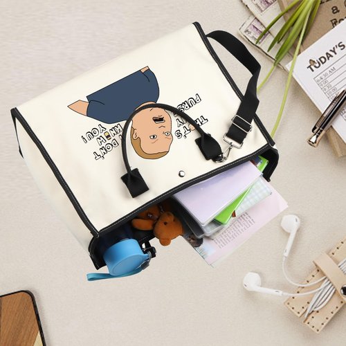 Cartoon Quote Gift TV Series Fans Cosmetic Bag Cartoon Tote Bag Tv Show Character Inspired Gift (My Purse LT)