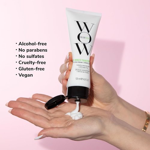 COLOR WOW One Minute Transformation - Instant Frizz Fix Styling Cream | Nourishing Avocado Oil & Omega 3s for Silky Smooth Hair
