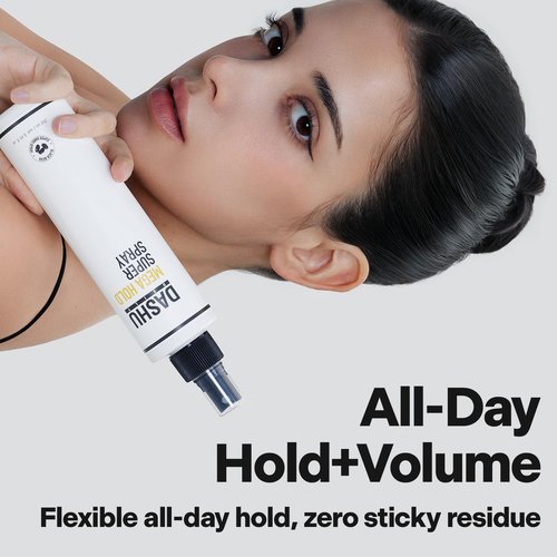 DASHU Mega Hold Hairspray - Long-Lasting, Weather-Resistant Frizz Control | 8.45 fl oz (Two Bundle)