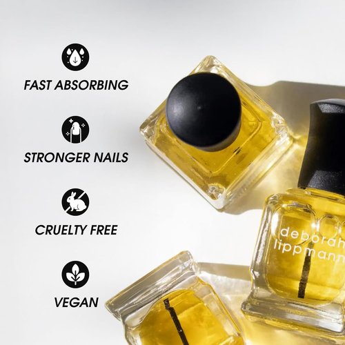 Deborah Lippmann Cuticle Oil - Intense Therapy Nourishes & Repairs with 10 Essential Oils | Vegan, 10-Free Formula