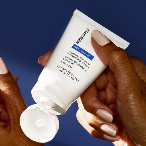 NEOSTRATA Glycolic Renewal Smoothing Cream - Texture-Refining Moisturizer with Glycolic Acid, 1.4 Oz