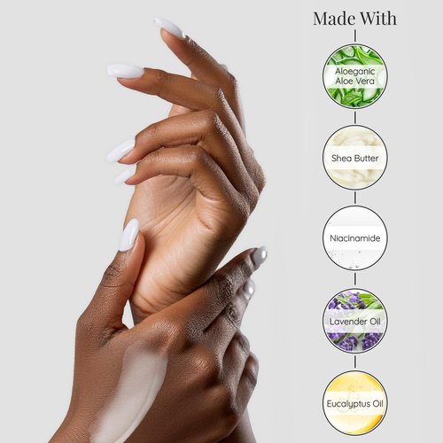 Aloette Lavender Body Cream, Rest & Restore - Moisturizing Cream for Dry Skin - Niacinamide-Infused Body Lotion with Shea Butter, Aloe Vera - Soothing & Rejuvenating Moisturizer for a Radiant Glow