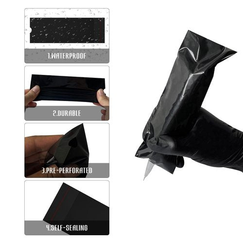 EH Tattoo Large Self Sealing Pen Covers 100Pcs Waterproof Thickened Tattoo Bags 7Inch for Pen Machine Accessories