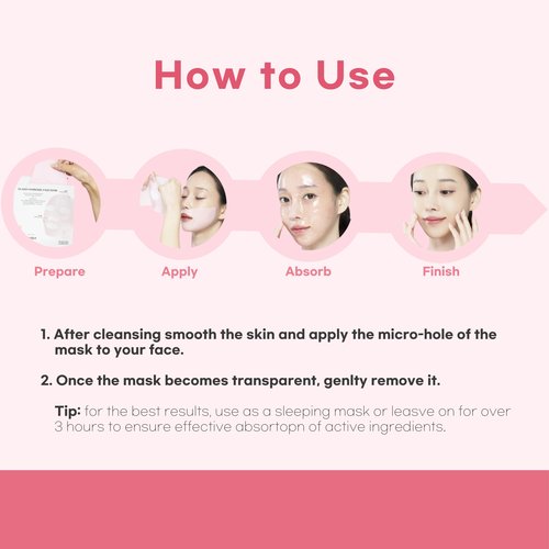 aurtier Deep Collagen Overnight Mask for Glass Skin, Hydrating Mask, Dewy Plump, Firming, Pore minimizer for face, Wrinkle Care, Moisturizer Korean Skin Care 4ea