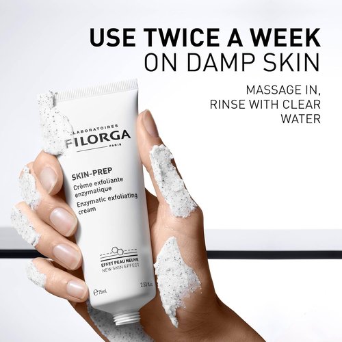 Filorga Skin-Prep Enzymatic Exfoliating Cream | Tighten Pores & Boost Skin Quality, 2.53 fl. oz.