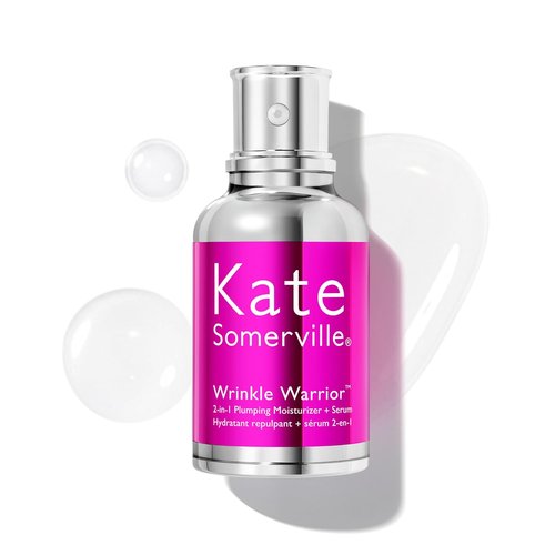 Kate Somerville Wrinkle Warrior® Plumping Moisturizer & Serum - Hydrating Formula with Hyaluronic Acid, 1.7 Fl Oz