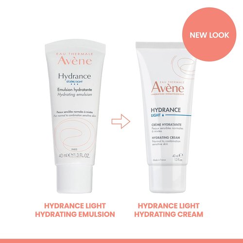 Avène Hydrance Light Hydrating Emulsion - Daily Face Moisturizer, Non-Comedogenic, 1.3 Oz