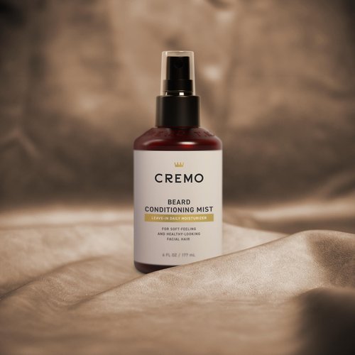 Cremo Original Leave-In Daily Beard Conditioning Mist - For Soft-Feeling and Healthy-Looking Facial Hair, 6 Fl Oz