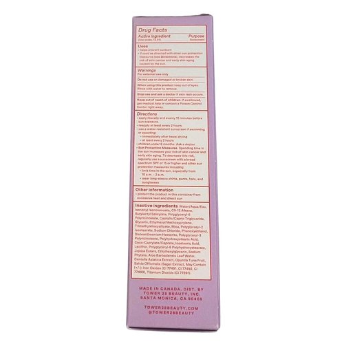 Tower 28 SunnyDays SPF 30 Tinted Moisturizer - 2-in-1 Foundation & Mineral Sunscreen - Medium/Warm 25 (1 oz)