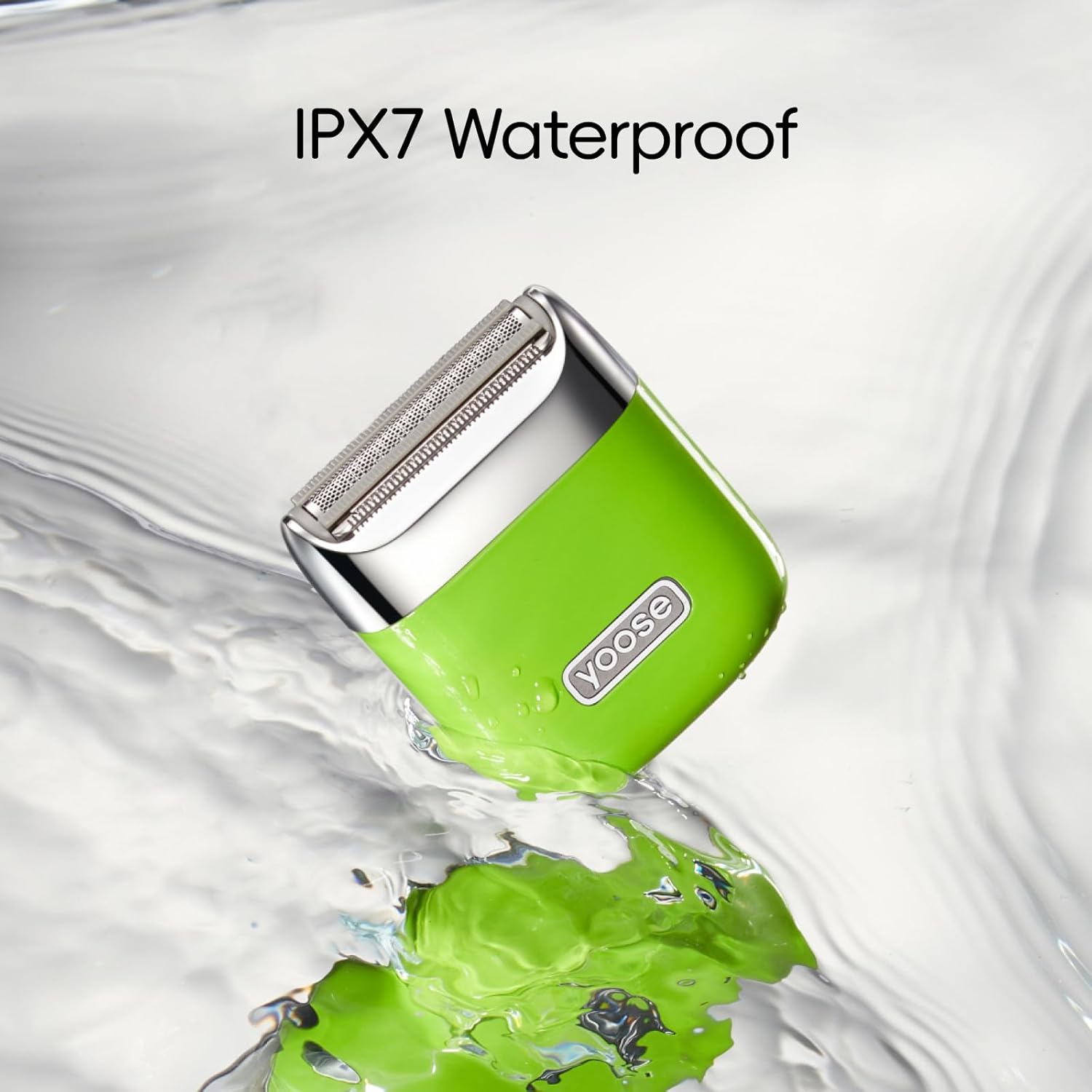 Yoose Electric Razor for Women - IPX7 Waterproof Bikini Trimmer with USB-C & Multi Shaving Modes | Portable Porcelain White