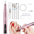 Beetles Electric Nail Drill Cordless, 35 Adjustable Speeds Portable Nail Drill Rose Gold Long Battery Life Polishing Set Professional Nails Machine Kit Manicure Pedicure Tools for Home Salon Use