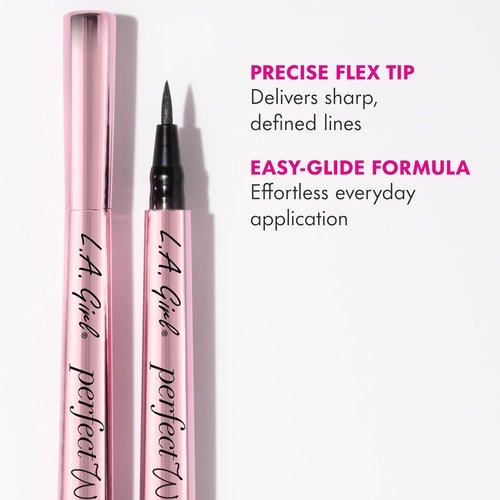 L.A. Girl Perfect Wing Liquid Eyeliner - Flex Tip Precision for Flawless Application