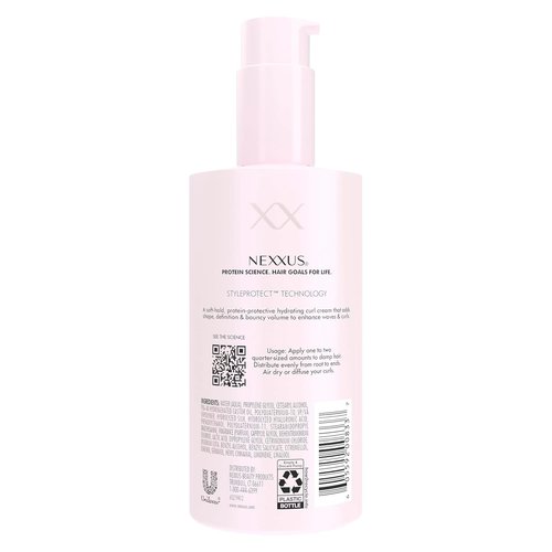 Nexxus Curl Define Cream - Climate Control Hair Gel with StyleProtect Technology | 8 oz