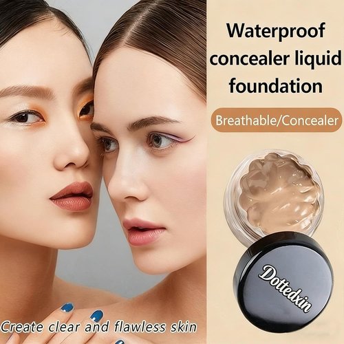 Dottedxin Makeup Concealer - Full Coverage, Hypoallergenic & Fragrance-Free for Sensitive Skin (A)