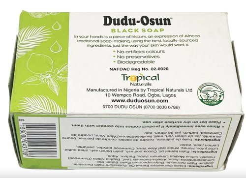 Kovafood Dudu Osun Original Black Soap, 150g (Pack of 6)