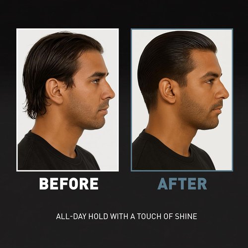 CRVFT Pomade - Medium Hold Styling Gel with Semi-Matte Finish - 2oz | Water-Based, Boss Scented for All Hair Types
