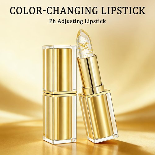 PH Adjusting Lipstick for Mature Women - Color Changing, Transfer Proof & Long-Lasting Glossy Shine (2 Pcs)