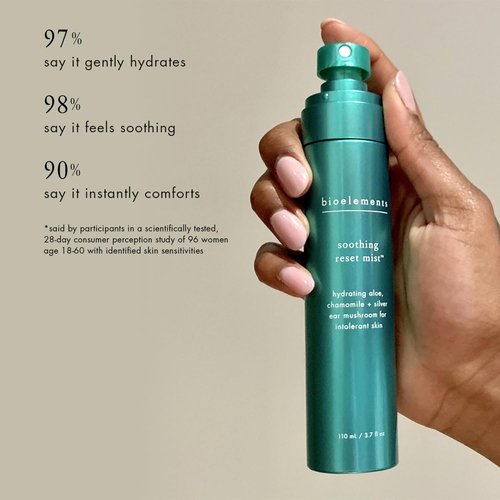 Bioelements Soothing Reset Mist - Hydrating Toner for Sensitive & Dry Skin - 3.7 oz - Vegan & Cruelty-Free