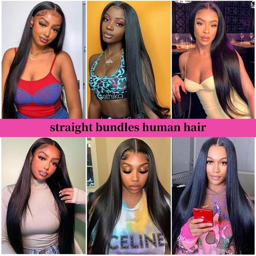 Straight Bundles Human Hair one Bundle 100g/pack 22 Inch 12A Brazilian Hair Single Black Bundles