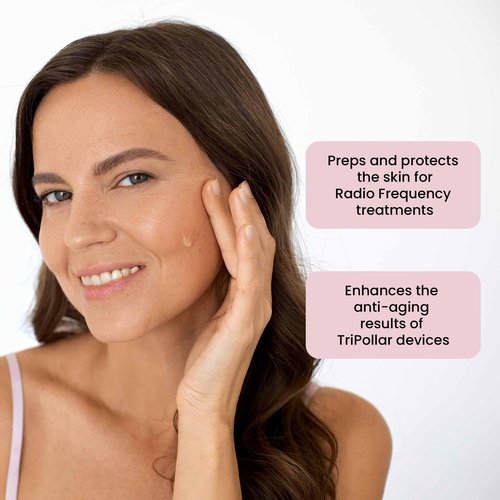 TriPollar Activator Gel - Lightweight Gel for Radio Frequency Treatments - Enhances Anti-Aging Results of RF devices - Supports Skin Elasticity (1.69 oz) (Clear)