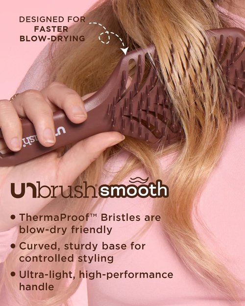 FHI Heat UNbrush - Heat Resistant Detangling Smoothing Brush for All Hair Types | Pain-Free Brushing