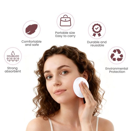 Akariyo 120 PCS-Compressed Facial Sponges,100% Natural Cellulose Face Sponge, Professional Cosmetic Spa Sponges for Daily Facial Cleansing,Exfoliating,Makeup Removal,Travel Skincare Essentials (White)