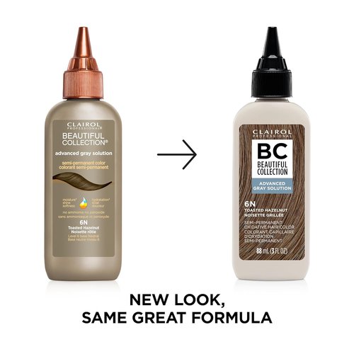Clairol Professional Beautiful Collection | Advanced Gray Solutions Semi-Permanent Hair Color for All Textures | Gray Coverage