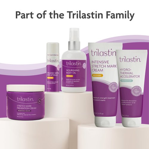 TriLASTIN Belly Masks - Belly Masks for Pregnant Women - Hydrating & Soothing for Itchy Skin - Reduces Stretch Marks - Safe for Sensitive Skin - Paraben & Phthalate-Free - Made in USA - 4 Pack