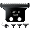 Wahl 5 Star Detailer Li Trimmer Blades - Adjustable Stainless Steel Zero-Gap Replacement (Black)