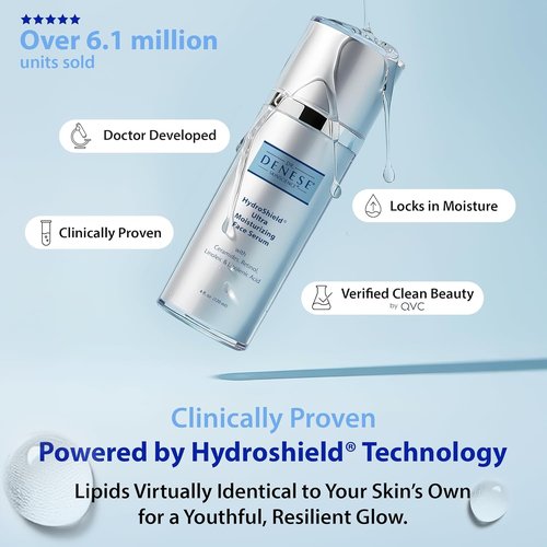 Dr. Denese SkinScience HydroShield Retinol Serum - Hydrating 4 oz Formula with Retinol & Ceramides | Dermatologist Tested & Cruelty-Free